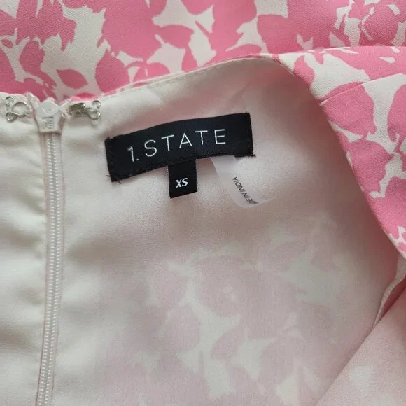 1. State Tiered Bubble Sleeve Dress - Picture 3 of 4